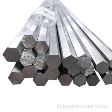 Batang stainless steel yang berlubang cerah